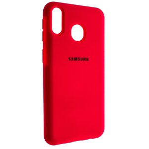 Накладка Silicone Case Samsung M20 2019 M205 Малиновий (00006829)