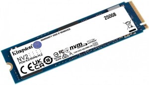 Накопичувач SSD 250GB M. 2 nvme kingston NV2 M. 2 2280 pcie gen4.0 x4 (SNV2s/250G)