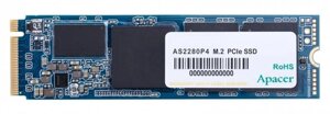 Накопичувач SSD 256GB apacer AS2280P4 M. 2 2280 pcie 3.0 x4 3D TLC (AP256GAS2280P4-1)