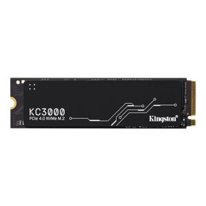 Накопичувач SSD 512GB kingston KC3000 M. 2 2280 pcie 4.0 x4 nvme 3D TLC (SKC3000S/512G)