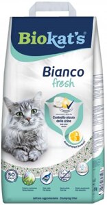 Наповнювач для котячого туалету Biokat's Bianco Fresh 5л (4002064617114)