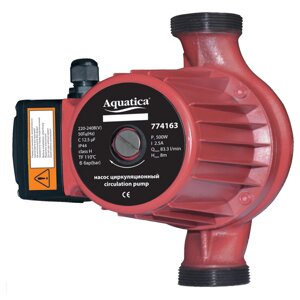 Насос циркуляційний 0.5кВт Hmax 12м Qmax 190л / хв Ø2 "220мм + гайки Ø1" AQUATICA (774163)