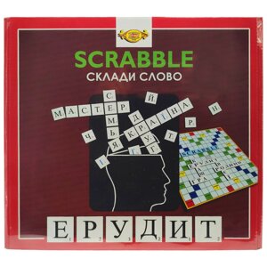 Настільна гра "Склади слово. Ерудит. SCRABBLE" Майстер MKB0147