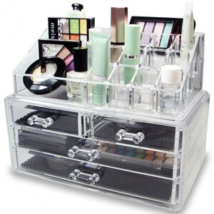 Акриловий органайзер для косметики HLV Cosmetic Storage Box (1756374690)