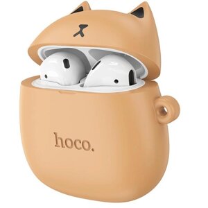 Навушники бездротові для дітей Bluetooth HOCO Cat EW45 у кейсі Orange