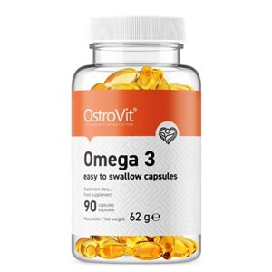 Омега для спорту OstroVit Omega 3 Easy To Swallow 90 Caps