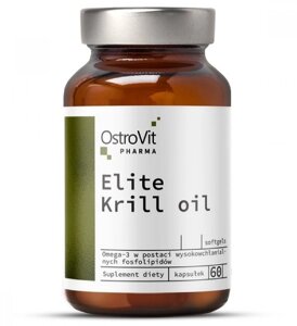 Омега для спорту OstroVit Pharma Elite Krill Oil 60 Caps