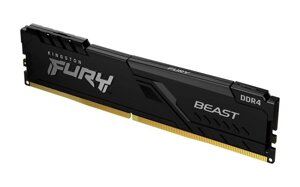 Оперативна пам'ять DDR4 16GB/3200 Kingston Fury Beast Black (KF432C16BB/16)