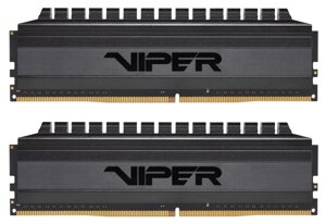 Оперативна пам'ять DDR4 2x8GB/3000 Patriot Viper 4 Blackout (PVB416G300C6K)