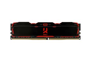 Оперативна пам'ять DDR4 8GB/3200 goodram iridium X black (IR-X3200D464L16SA/8G)