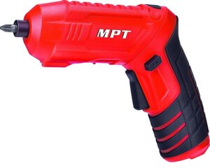 Викрутка акумуляторна поворотна MPT 4 V Li-ion 1.5 Ач 250 об/хв 3.5 Нм USB Red with Black (MCSD4006.2)