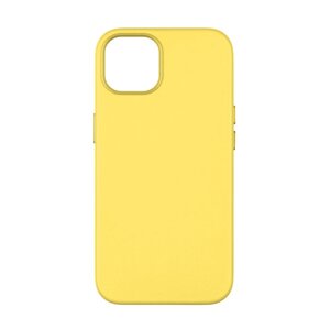 Панель-накладка чохол MagSafe Leather Case Apple iPhone 14 Canary Yellow