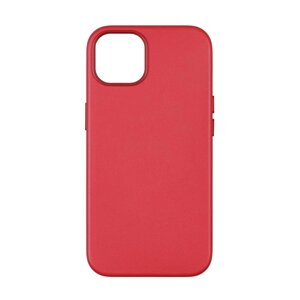 Панель-накладка чохол MagSafe Leather Case Apple iPhone 14 Crimson