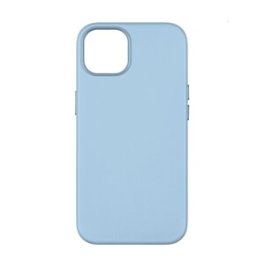 Панель-накладка чохол MagSafe Leather Case Apple iPhone 15 Sky Blue