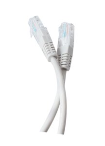 Патч-корд литий Tecro UTP-RJ45-0300 RJ45 Cat. 5e 3м сірий