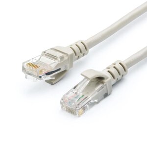 Патч-корд UTP Atcom Geplink Cat. 5e 26AWG 0.5 м сірий GL8050