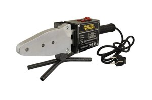 Паяльник для пластикових труб MASTERTOOL 20-63 мм 2 режиму 1100-2200 Вт 220 V 50 Hz 0-300°С IP44 LED (ППТ2200)