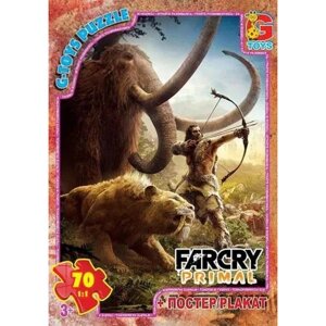 Пазли дитячі "Far Cry. Тваринний світ" G-Toys FCP01 70 елементи