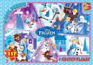 Пазли ТМ G-Toys із серії Frouzen 117 шт G TOYS FR044 4824687638662