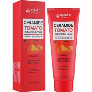 Пінка для вмивання з томатом Eyenlip Ceramide Tomato Cleansing Foam 100 мл 8809555251538