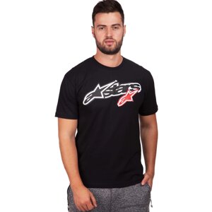 Футболка чоловіча ALPINESTARS STUCK CO-4489 М (46-48) Чорний (PT1662)