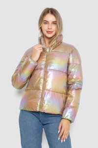 Куртка женская демисезонная AGER Бежево-сиреневый 243R2022-2 XXL (113220_825542)