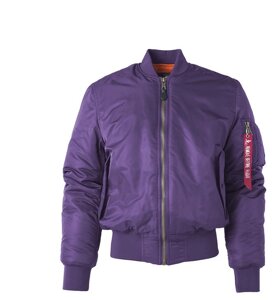 Куртка-бомбер DFL MA-1 Pilot Style XL Violet KT6000312
