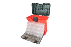 Організатор MASTERTOOL GM з висувними боксами 4 шт. 73 секції 11 279х184х254 мм (79-3182)