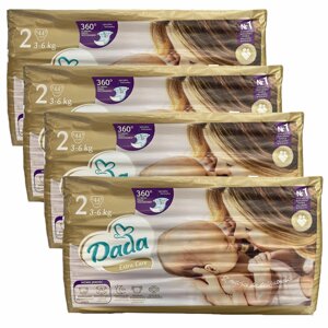 Підгузки Dada Extra Care 2 3-6 кг 176 шт. 4 уп