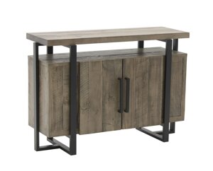 Тумба підставка для TV у стилі Loft NS-2105 630x1000x350 мм Чорний