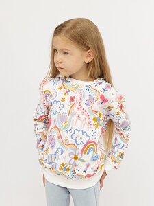 Худі для дівчинки 80 білий Wanex ЦБ-00224816