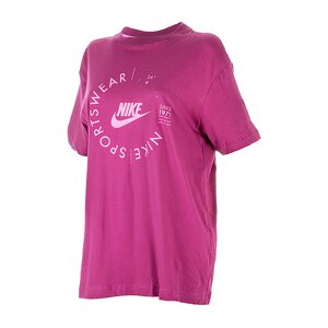 Жіноча футболка Nike W NSW TEE BF PRNT SU Рожевий XS (7dFD4235-653 XS)