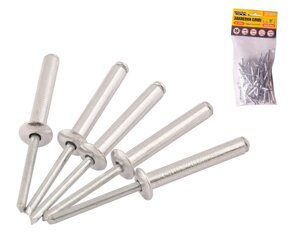 Сліпі алюмінієві заклепки 4,8*23,00 мм 50 шт MASTERTOOL GM (20-0680)