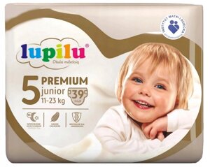 Підгузки Lupilu Premium Junior Розмір 5 Вага 11-23 кг 39 шт