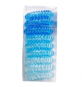 Набір гумок для волосся ANbeauty 9 шт Блакитний (AN0103318)
