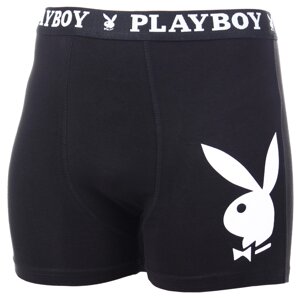 Боксери Playboy Men's Underwear Classic 1-pack black — ANNYA-0102 М Чорний