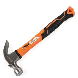 Молоток Polax столярний ручка з фібергласу 450 г Різнокольоровий (36-046)