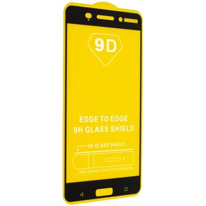 Захисне скло 9D Glass 0.20 mm Full Glue для Nokia 6 Dual Sim Black (00007106)