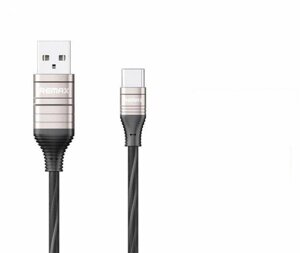 Кабель для заряджання Remax RC-130a EL Ultimate Edition 2A USB/Type C 1 м Black