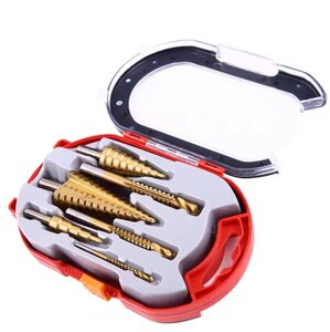 Набір титанових свердел NewShot HSS Steel 6 шт Жовтий (hub_3ee6wh)