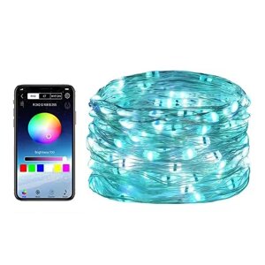 Світлодіодна гірлянда Meiq-IT 100 LED RGB 10 м USB Bluetooth керування з телефону