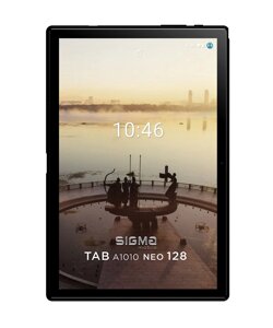 Планшетний ПК Sigma mobile Tab A1010 Neo 4/128GB 4G Dual Sim Black+чохол-книжка