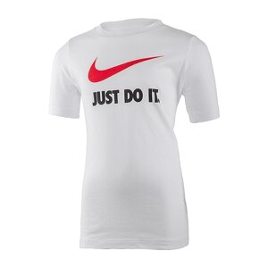 Дитяча футболка Nike B NSW TEE JDI SWOOSH Сірий XS (AR5249-100 XS)