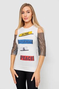Повседневная женская футболка AGER Разноцветный 247R027 XL (112137_821470)