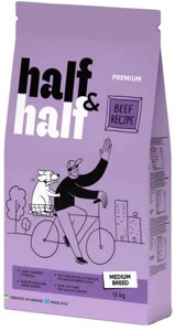 Сухий корм для собак середніх порід Half&Half Medium Breed із яловичиною 2 кг (20758)