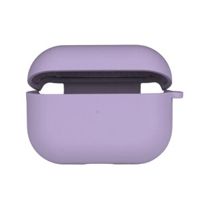 Чохол із мікрофіброю Silicone Case Airpods Pro Elegant purple