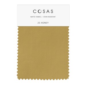 Штори на кухню і кімнату HONEY 2шт Cosas Гірчичний 180х270 см