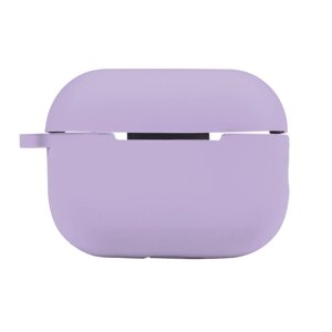 Чохол із карабіном Silicone Case Airpods Pro 2 Elegant purple