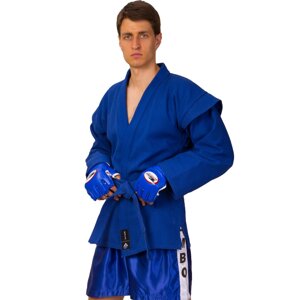 Кімоно для самбо MATSA MA-3210 3 зростання 160 Синій