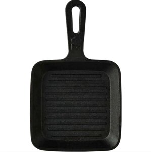 Чавунна сковорода-гриль MasterPro Cook&Share 13,7 см Чорний (10687)